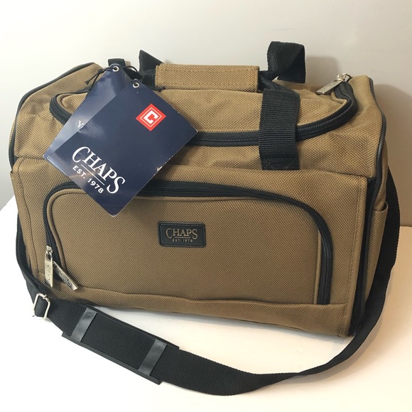 Chaps Deluxe Satchel Carryon Duffle Bag 